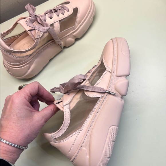 AGL Pink Low-Top Sneakers with White Soles - Picture 11 of 11